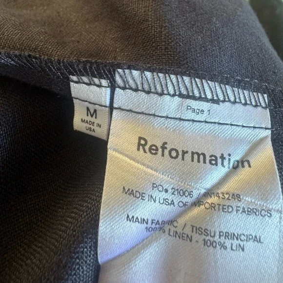 Reformation Albany Linen Mini Dress - Picture 7 of 7